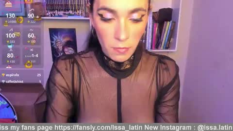 Snapshot of issa_latin chatting on February 14, 6:43 am INSTAGRAM issabella18 TWITTER issa latin online show from February 14, 6:43 am
