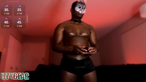 IzzyBear online show from October 31, 5:30 am