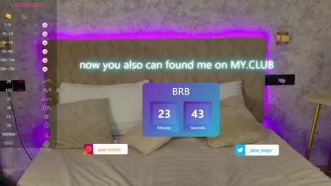 your kitty JANE roawww online show from January 19, 8:07 am