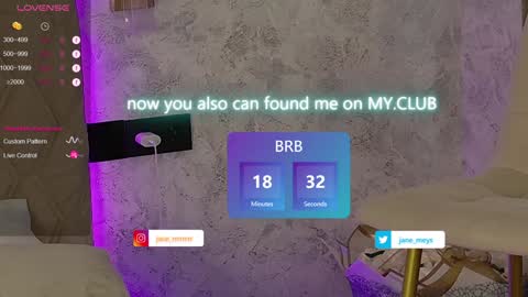 your kitty JANE roawww online show from January 25, 11:13 am