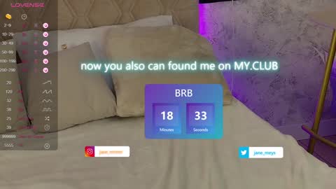 your kitty JANE roawww online show from January 28, 8:14 am