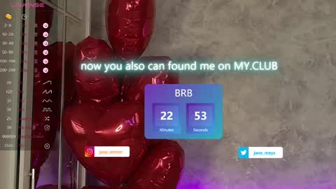 your kitty JANE roawww online show from February 17, 8:09 am