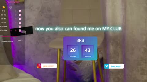 your kitty JANE roawww online show from February 21, 8:18 am