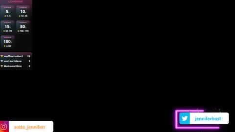 JENNIFER online show from November 1, 4:53 pm