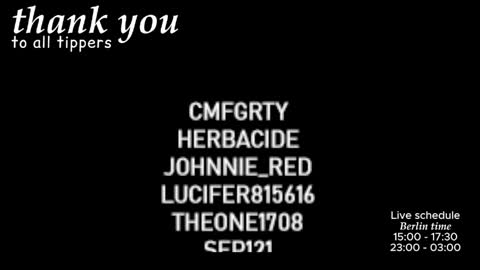 Jenny online show from May 16, 1:13 am