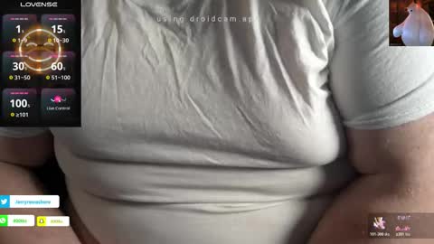 Snapshot of jerrywashere2 chatting on February 8, 6:28 am Datbigfluf online show from February 8, 6:28 am