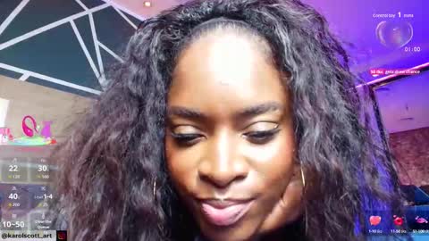 Snapshot of karol_scott1 chatting on October 1, 9:54 pm KAROL SCOTT online show from October 1, 9:54 pm