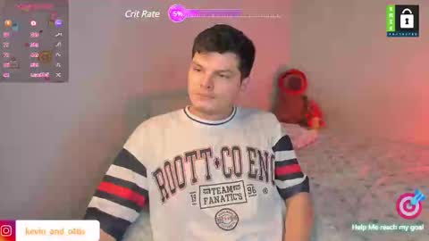 Snapshot of kevinxlvx chatting on January 10, 12:17 am kevin and ottis online show from January 10, 12:17 am