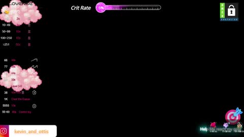 Snapshot of kevinxlvx chatting on January 20, 11:43 pm kevin and ottis online show from January 20, 11:43 pm