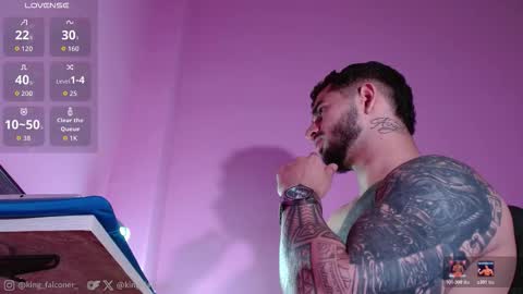 Snapshot of king_falconer chatting on March 8, 2:04 am Angel Falconer online show from March 8, 2:04 am