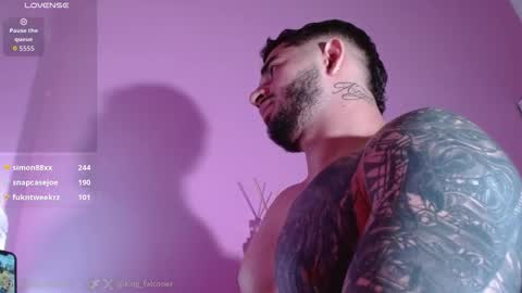 Snapshot of king_falconer chatting on March 12, 7:58 am Angel Falconer online show from March 12, 7:58 am