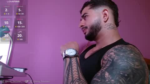 Snapshot of king_falconer chatting on April 7, 3:29 am Angel Falconer online show from April 7, 3:29 am