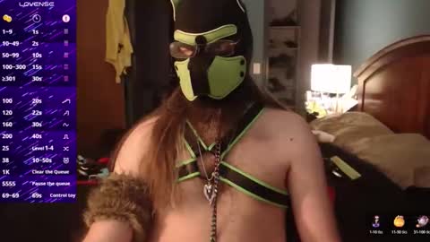 kinkywolf87 online show from December 22, 7:22 pm