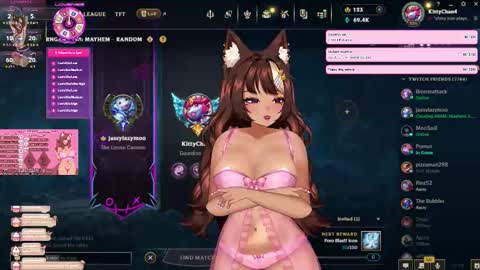 Snapshot of kittychan4 chatting on February 15, 4:42 am Kittychan online show from February 15, 4:42 am