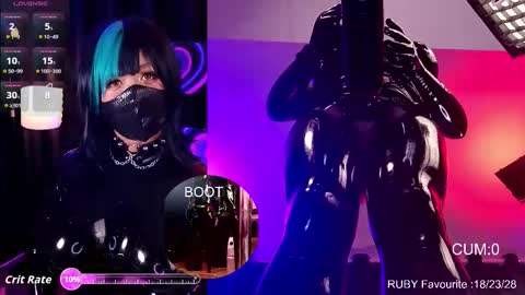 Latex Ruby online show from March 20, 2:38 am