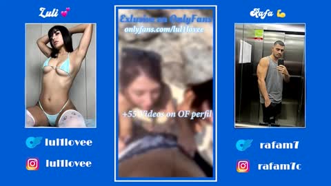 Snapshot of latinuycouple chatting on February 17, 3:15 am Rafa and Luli online show from February 17, 3:15 am