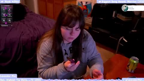 Snapshot of lavendermei chatting on November 12, 2:12 am LavenderMei online show from November 12, 2:12 am