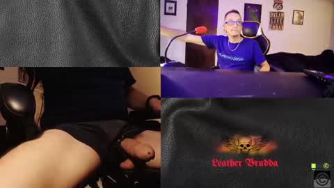 Snapshot of leatherbrudda chatting on September 23, 8:17 am Leather Brudda online show from September 23, 8:17 am