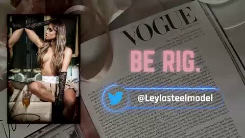 Snapshot of leyla_steel chatting on July 2, 12:33 pm INSTA leylasteel model online show from July 2, 12:33 pm