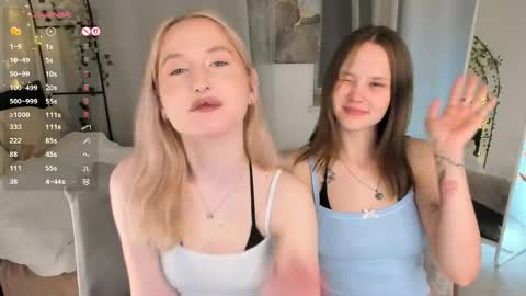 Snapshot of lisaluve chatting on June 2, 4:09 pm Lisa blonde Alisa brunette online show from June 2, 4:09 pm