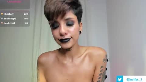Snapshot of luci_fer_devil_1 chatting on February 23, 8:06 am Veronica Rati online show from February 23, 8:06 am