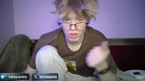 Luke Paxley online show from April 7, 4:18 pm