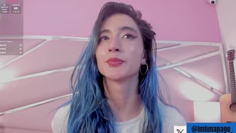 Snapshot of lunapagee chatting on January 19, 6:21 pm Luna Page online show from January 19, 6:21 pm