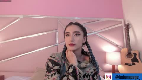 Snapshot of lunapagee chatting on January 20, 1:32 pm Luna Page online show from January 20, 1:32 pm
