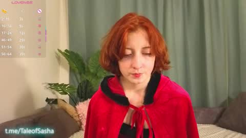 Snapshot of luvenianitschke chatting on November 1, 7:21 am Sasha online show from November 1, 7:21 am