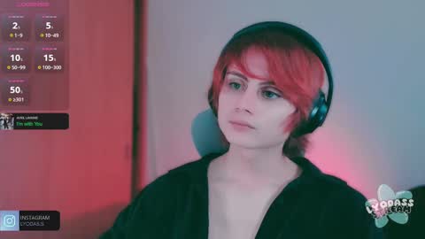 Snapshot of lyodass chatting on February 9, 8:02 pm Lyodass online show from February 9, 8:02 pm