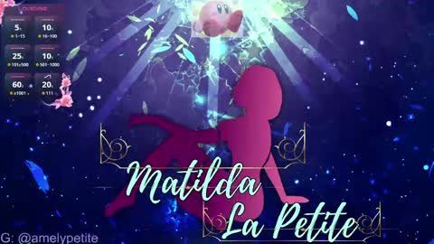 Snapshot of mathildalapetite chatting on April 30, 8:57 pm Mathilda Lapetite online show from April 30, 8:57 pm