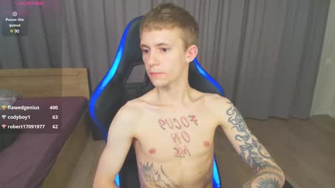 Snapshot of max_gen chatting on February 10, 1:46 am Max Gen with tats 24years And Ethan without tats 20 years online show from February 10, 1:46 am