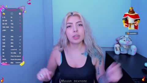 Megan rose online show from April 5, 1:58 am