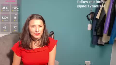 Snapshot of mel12meli chatting on July 31, 9:03 pm Melissa online show from July 31, 9:03 pm