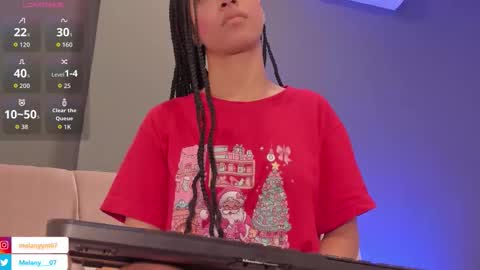 melany online show from January 17, 1:05 pm