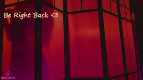 Snapshot of meow_nancy chatting on December 15, 11:23 am Heeyyooo Im Nans Subscribe to me I will be glad online show from December 15, 11:23 am