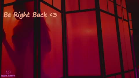 Snapshot of meow_nancy chatting on December 19, 8:13 am Heeyyooo Im Nans Subscribe to me I will be glad online show from December 19, 8:13 am