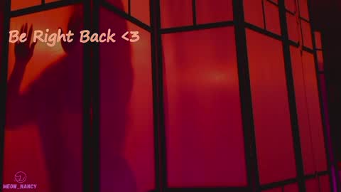 Snapshot of meow_nancy chatting on December 22, 8:16 am Heeyyooo Im Nans Subscribe to me I will be glad online show from December 22, 8:16 am