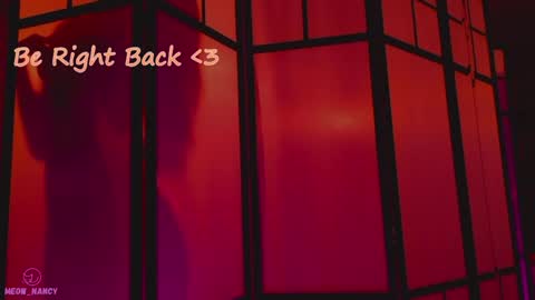 Snapshot of meow_nancy chatting on January 10, 8:18 am Heeyyooo Im Nans Subscribe to me I will be glad online show from January 10, 8:18 am