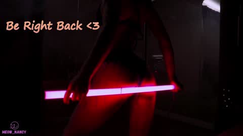 Snapshot of meow_nancy chatting on January 23, 8:15 am Heeyyooo Im Nans Subscribe to me I will be glad online show from January 23, 8:15 am