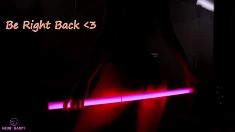 Snapshot of meow_nancy chatting on January 25, 8:21 am Heeyyooo Im Nans Subscribe to me I will be glad online show from January 25, 8:21 am