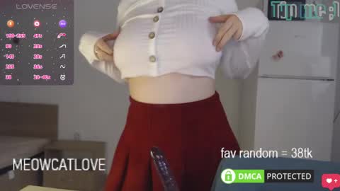 meowcatlove online show from February 21, 9:32 pm