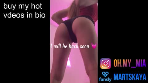 Mia Martskaya online show from October 13, 10:04 am