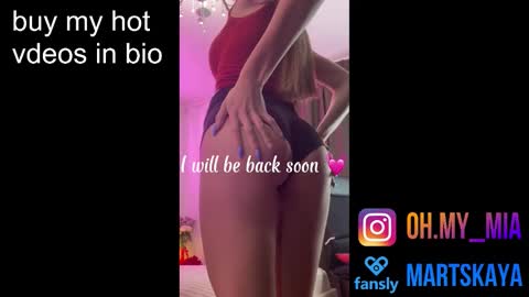 Mia Martskaya online show from December 15, 7:34 am