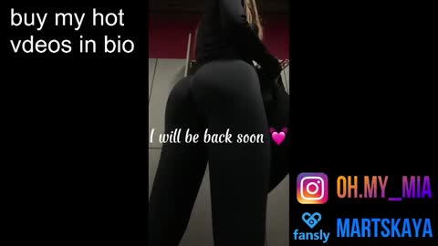 Snapshot of mia4sin chatting on February 16, 8:43 am Mia Martskaya online show from February 16, 8:43 am