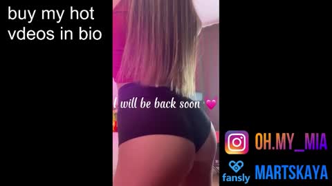 Snapshot of mia4sin chatting on March 12, 12:55 pm Mia Martskaya online show from March 12, 12:55 pm