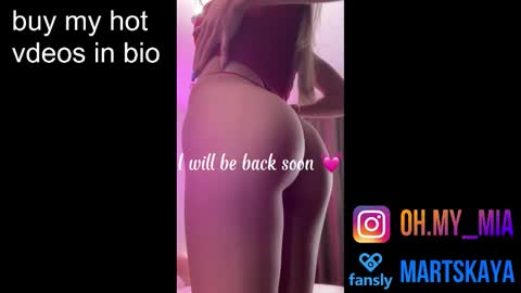 Snapshot of mia4sin chatting on March 16, 8:29 am Mia Martskaya online show from March 16, 8:29 am