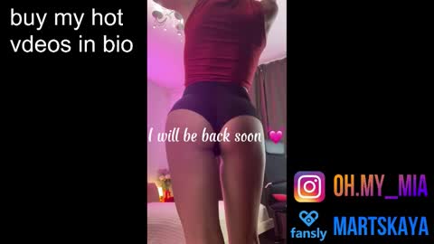 Snapshot of mia4sin chatting on March 18, 9:23 am Mia Martskaya online show from March 18, 9:23 am