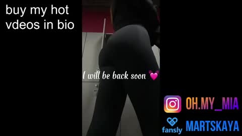 Snapshot of mia4sin chatting on March 25, 8:31 am Mia Martskaya online show from March 25, 8:31 am