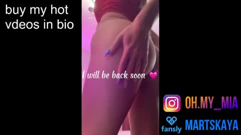 Snapshot of mia4sin chatting on April 14, 10:43 am Mia Martskaya online show from April 14, 10:43 am